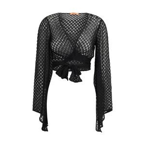Missoni Women Wrap Top In Lamé Viscose